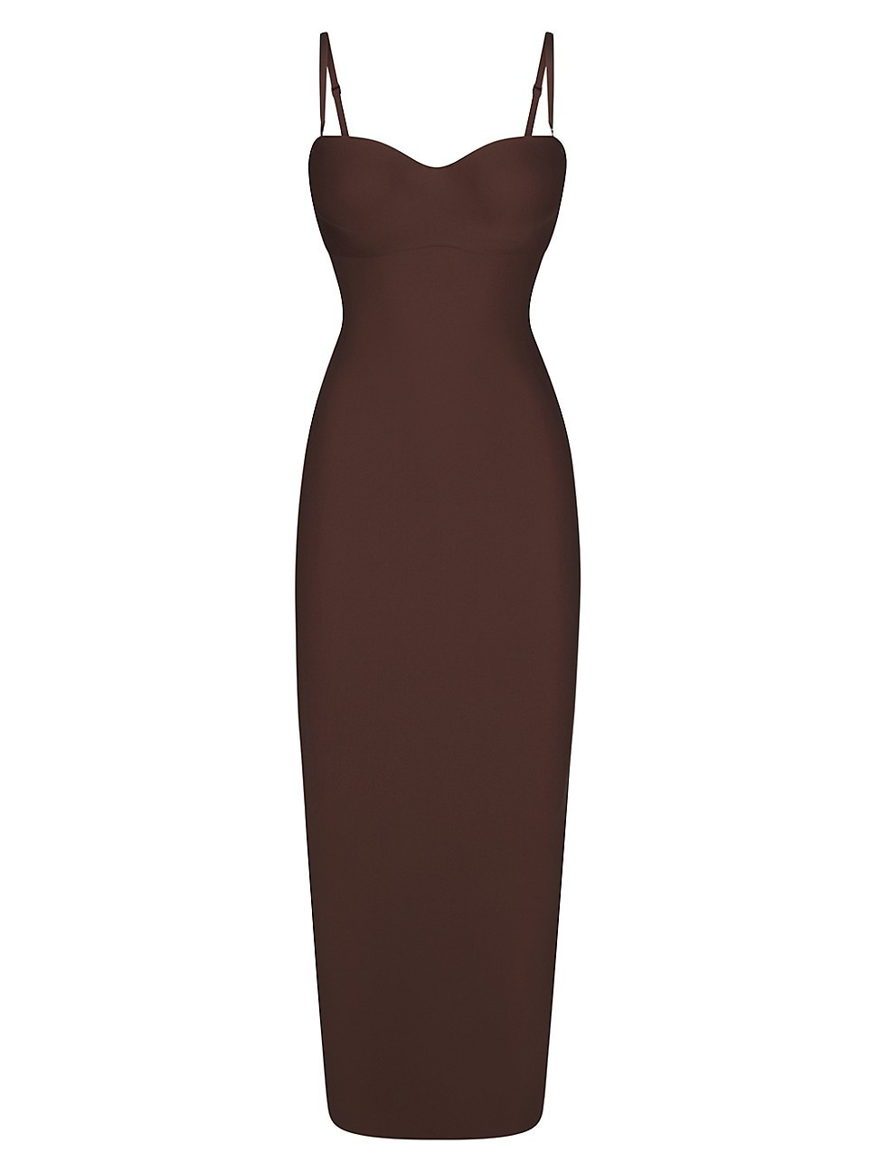 Women's Skims Body Underwire Long Dress - Cocoa - Size XL | Saks Fifth Avenue