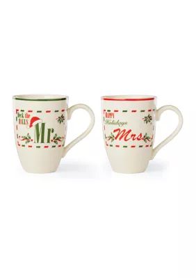 Lenox Mr & Mrs Mug Set - | Belk