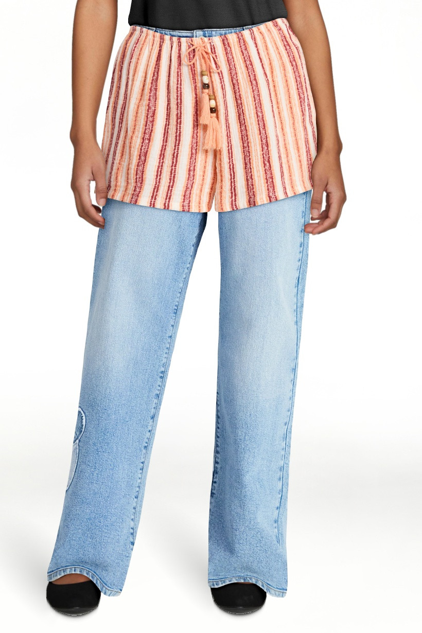 No Boundaries Cotton Pull On Shorts, 2" Inseam, Women's XXS-XXL | Walmart (US)