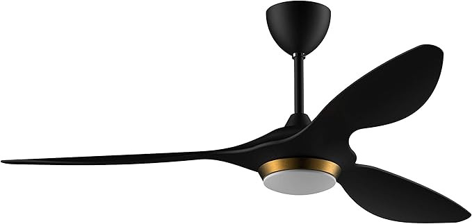 reiga 52-in Ceiling Fan with LED Light Kit Remote Control Modern Blades Reversible Motor, 6-speed... | Amazon (US)