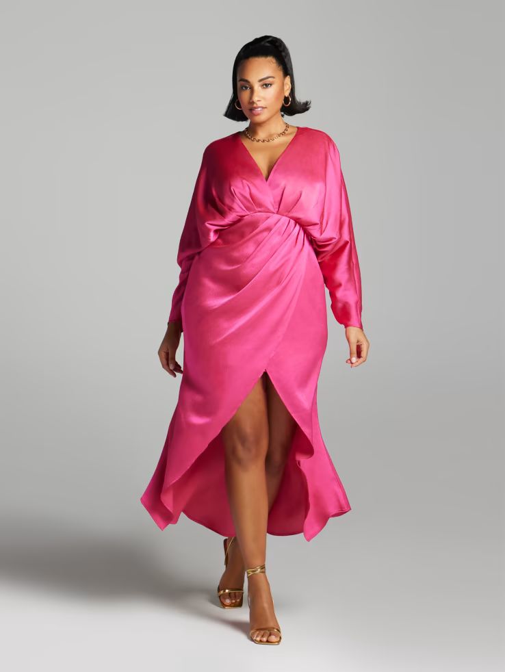 Plus Size Julieta Mermaid Satin Dress - Gabrielle Union x FTF | Fashion to Figure | Fashion To Figure