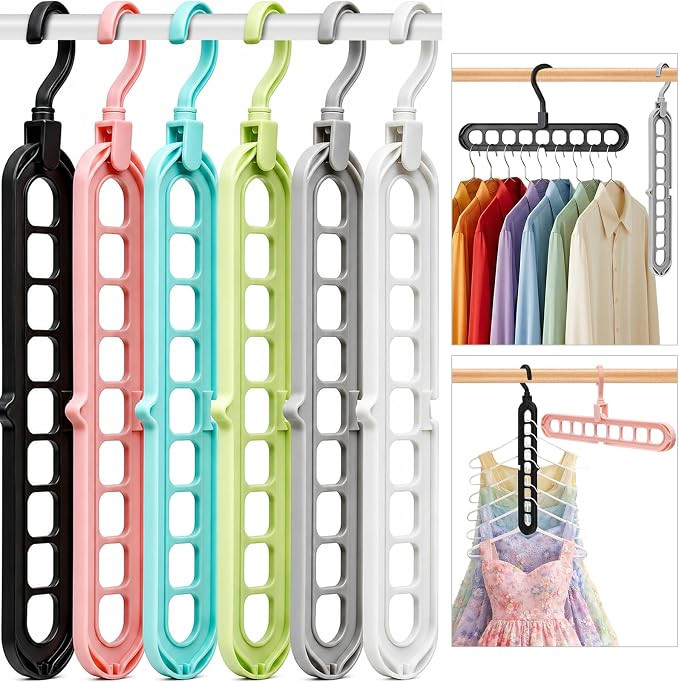 Closet Organizers and Storage,College Dorm Room Essentials,Pack of 6 Multifunctional Organizer Ma... | Amazon (US)