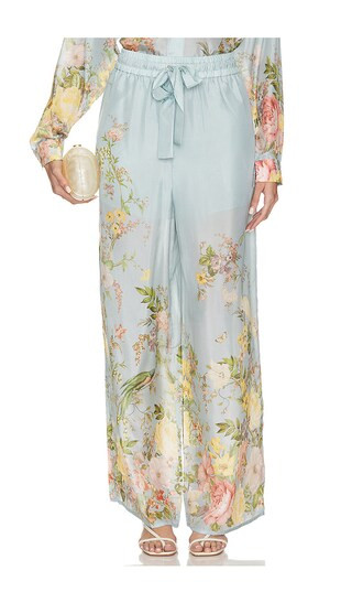 Waverly Relaxed Pant in Blue Floral | Revolve Clothing (Global)