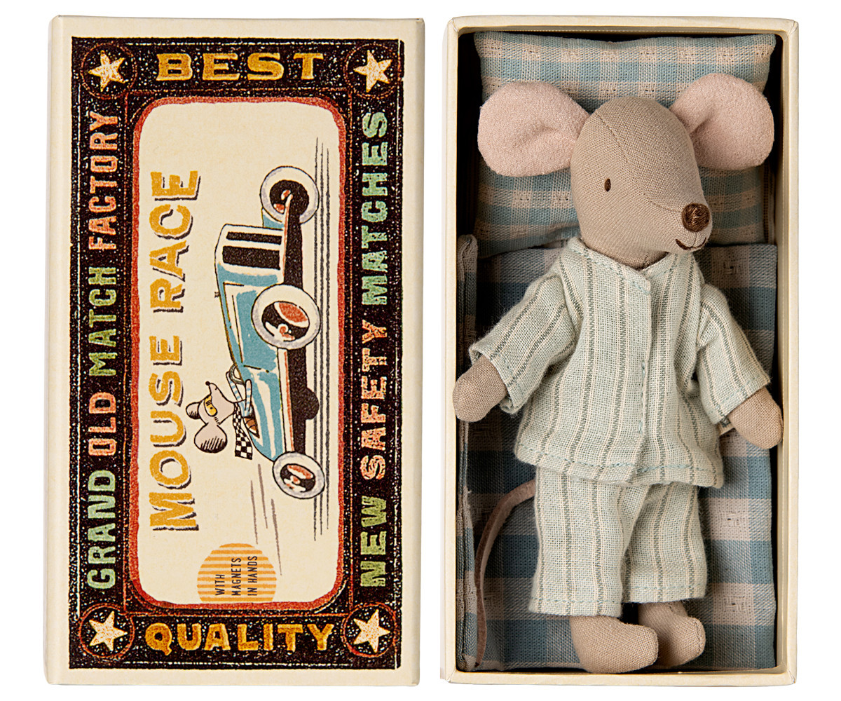Maileg | Big Brother Mouse in Box - Mint - Mint / One Size | Janie and Jack