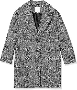Amazon Brand - Lark & Ro Women's Single Breasted Shawl Collar Coat | Amazon (US)