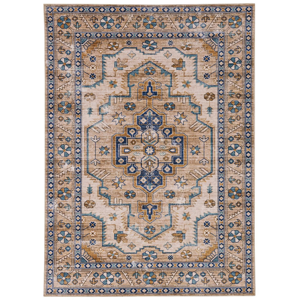 2'x3' Washable Julian Rug Ivory/Gold - Linon | Target