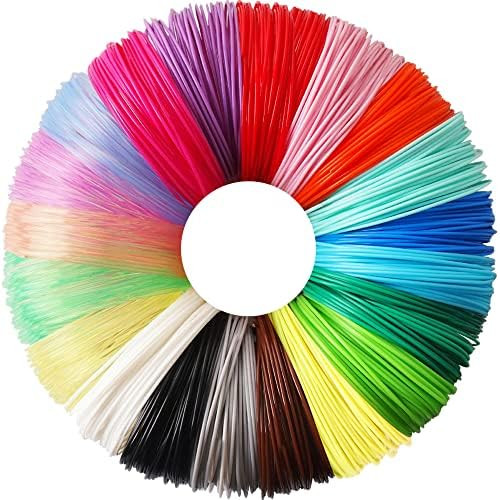 TTYT3D 3D Pen Filament PLA Refills 20 Colors, 16 ft per Color Total 320 ft 1.75mm Filament for 3D... | Amazon (US)
