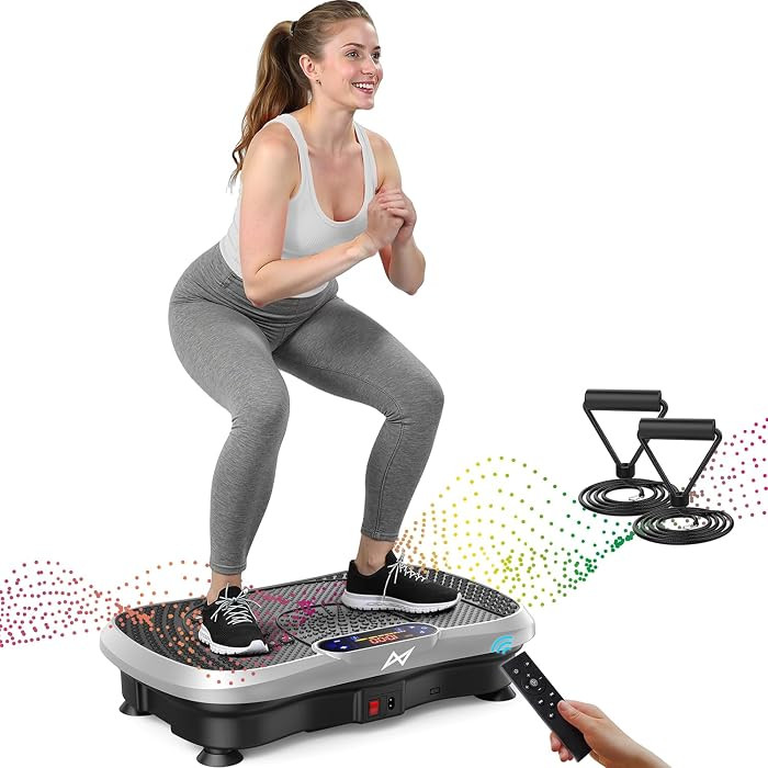 AXV Vibration Plate Exercise Machine Fitness Platform Body Vibrating Board | Amazon (US)
