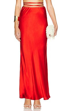 Milenna Silk Bias Tie Maxi Skirt
                    
                    Shona Joy | Revolve Clothing (Global)