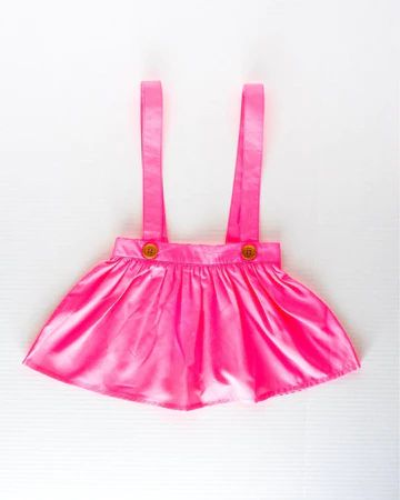 Daphne Suspender Skirt - Hot Pink | Bailey's Blossoms