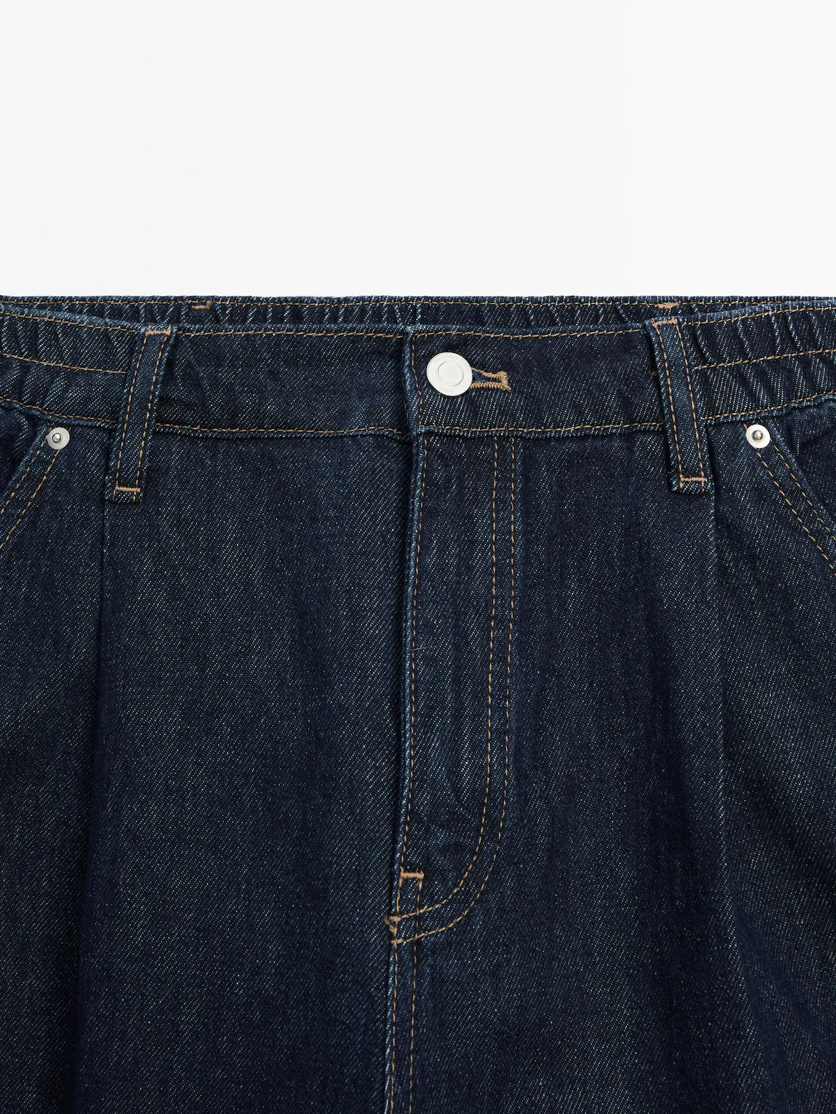 Wide-leg jogger jeans | Massimo Dutti UK