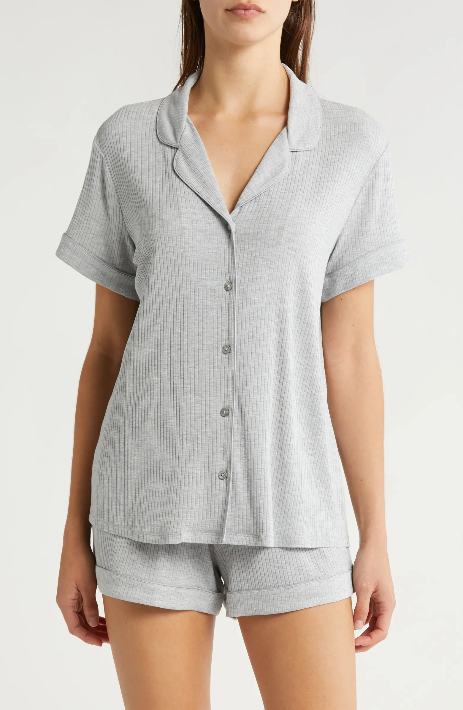 Nordstrom Moonlight Eco Rib Short Pajamas | Nordstrom | Nordstrom