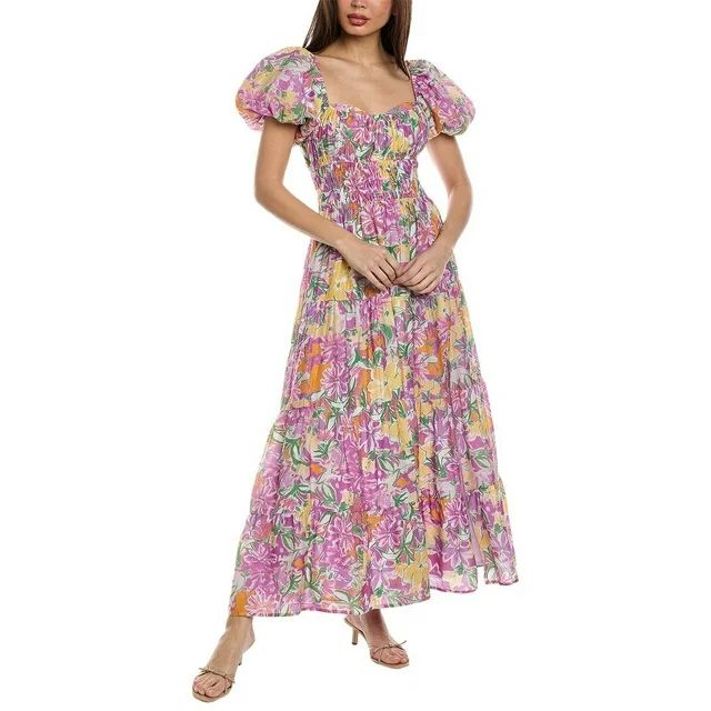 ASTR the Label womens  Florentina Midi Dress, XS, Pink | Walmart (US)