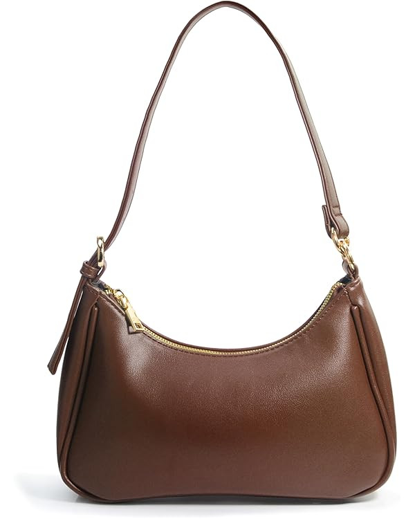 Women's Crescent Shoulder Bag Vegan Leather Chain Cross body bag Convertible Handbag | Amazon (US)