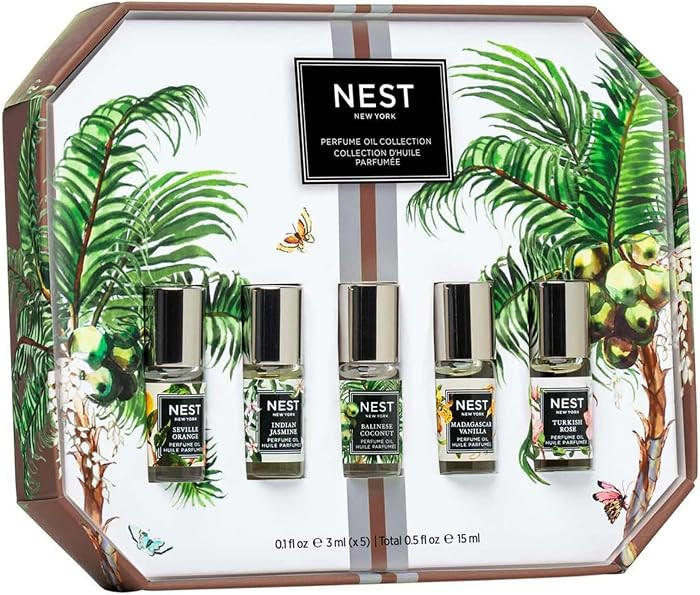 NEST New York Perfume Oil Discovery Set - Includes Balinese Coconut, Turkish Rose, Seville Orange... | Amazon (US)