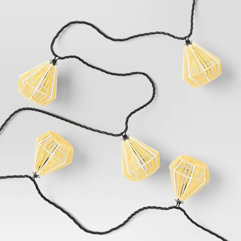 10ct Incandescent Mini Lights with String Hoods Natural - Project 62™ | Target