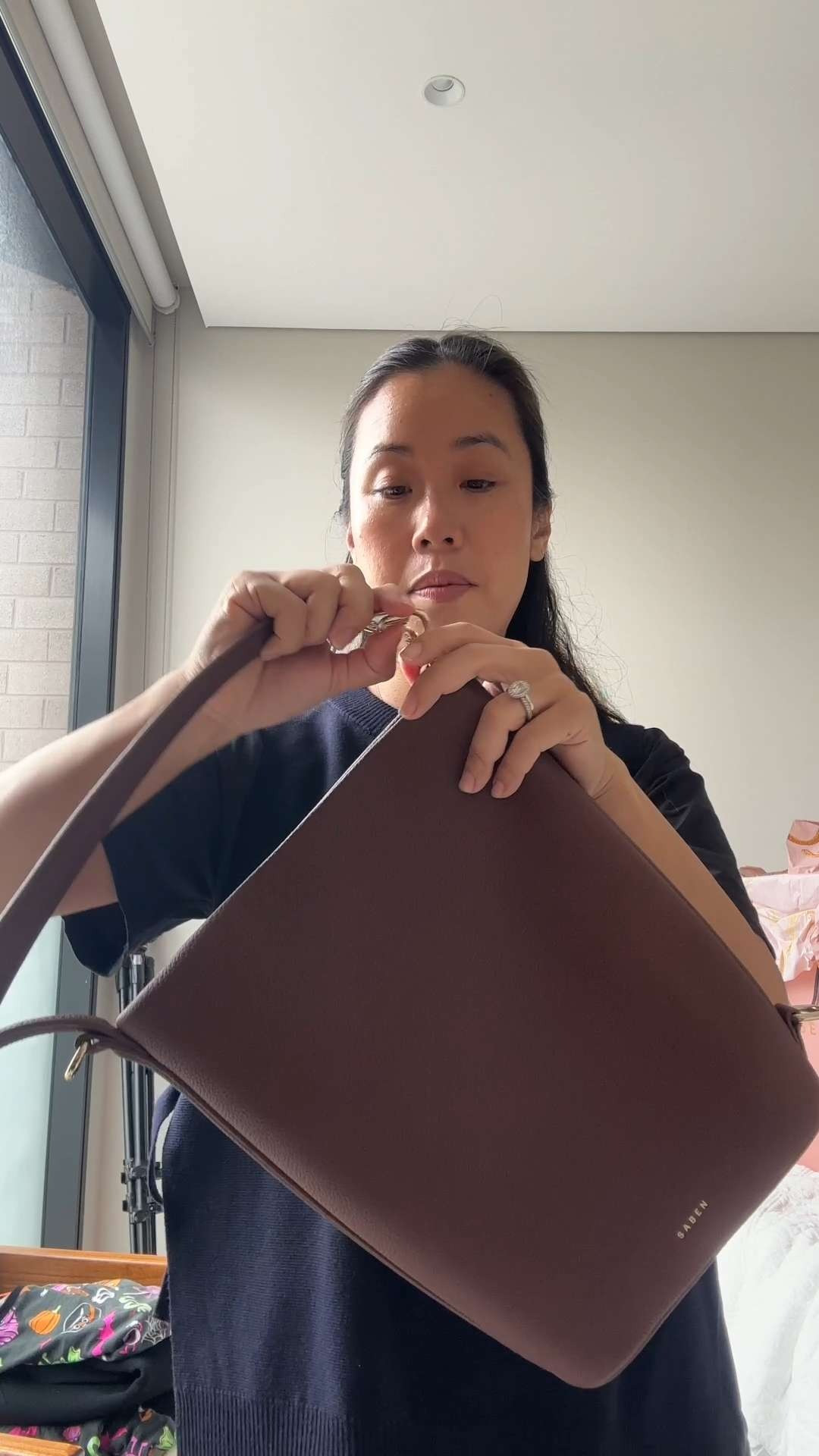 My new Saben bag is linked, wearing a size S in my knit vest, size 26 in my jeans  

 #LTKaustralia #LTKstyletip #LTKpetite