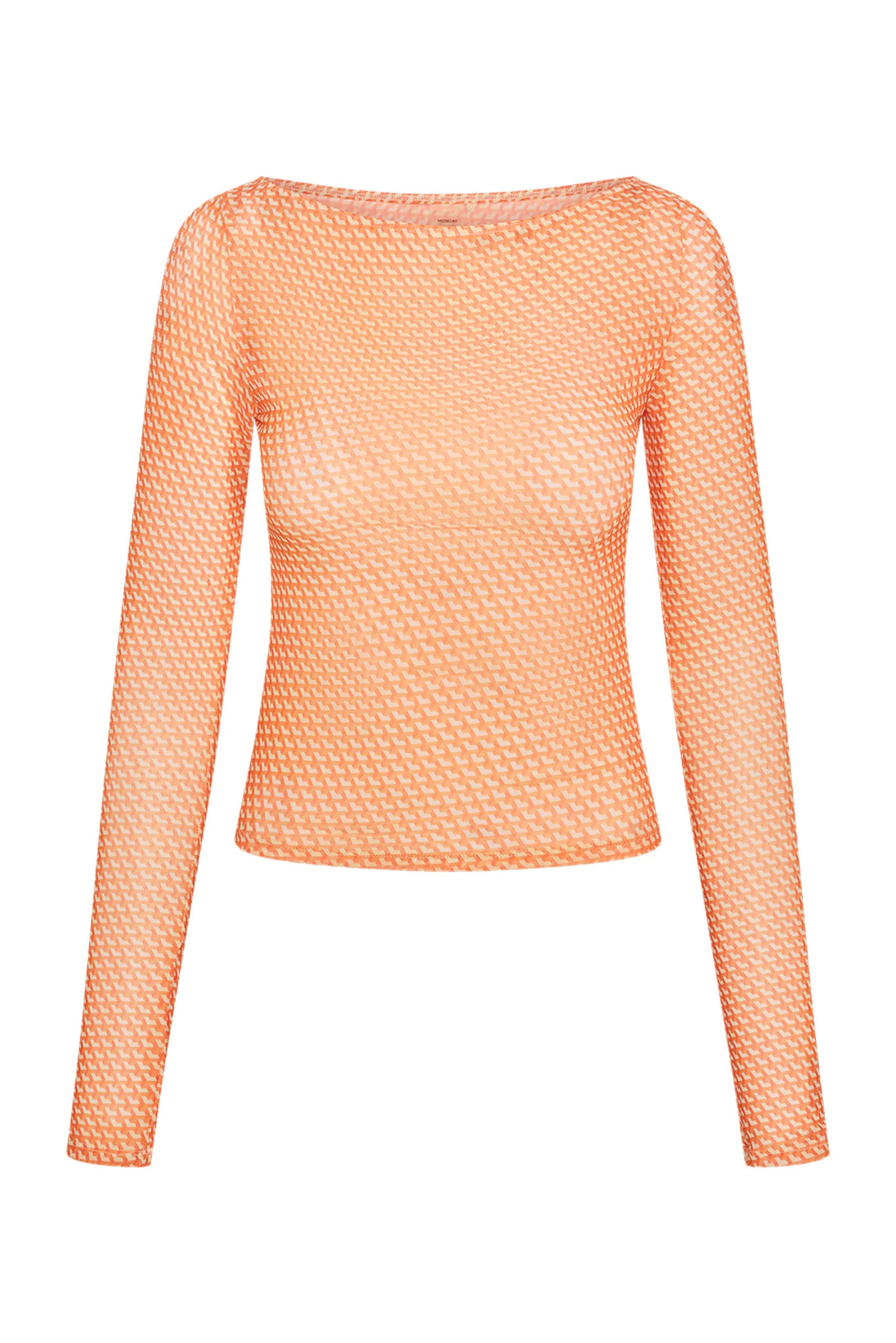 Ipanema Long Sleeve - Micro Geo Mesh | Monday Swimwear