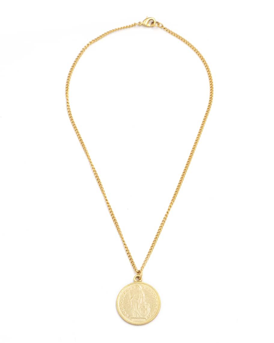 Ben-Amun Gold Coin Pendant Necklace | Neiman Marcus