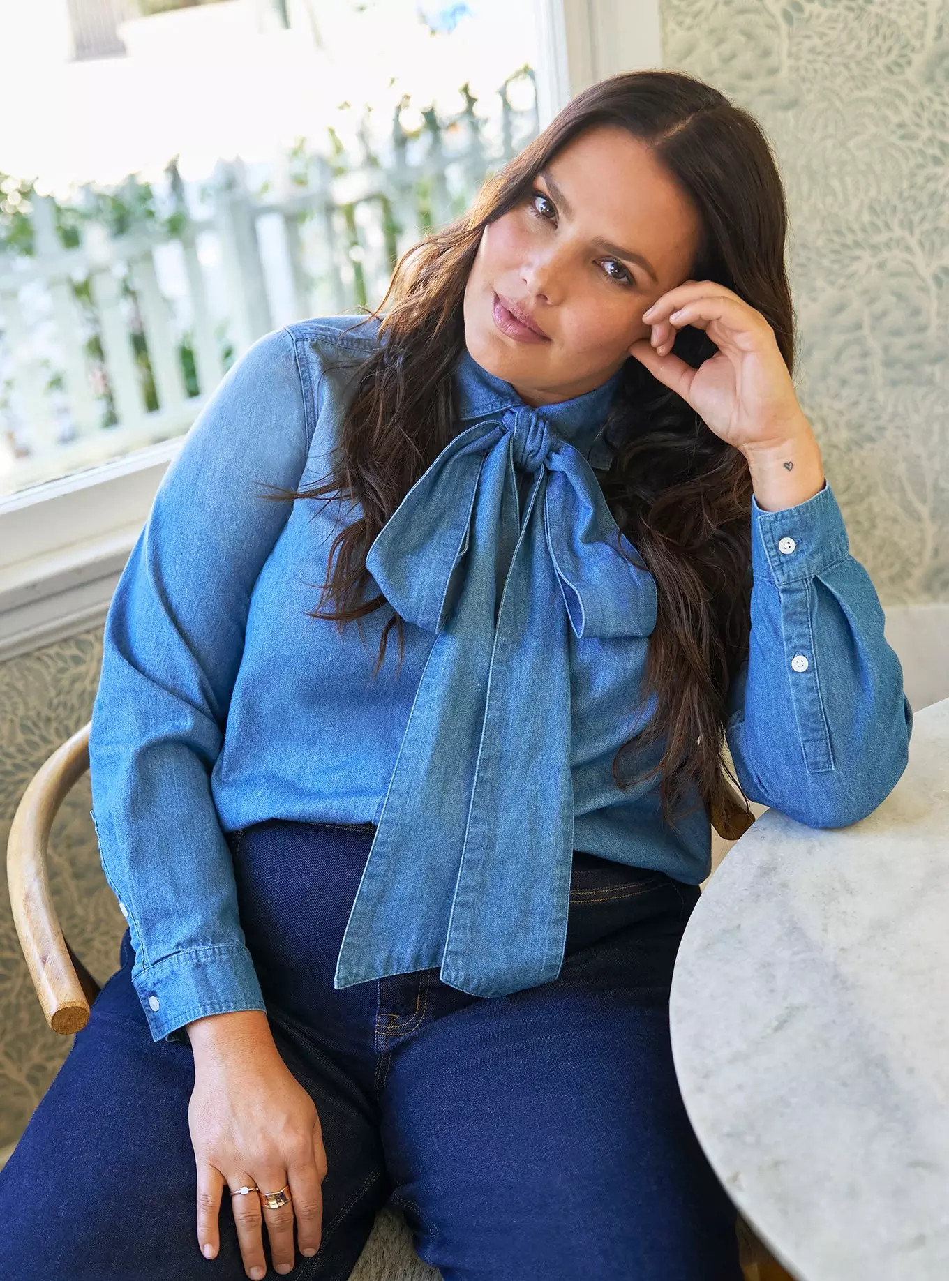 Belle Isle Bow Button-Up | Torrid (US & Canada)
