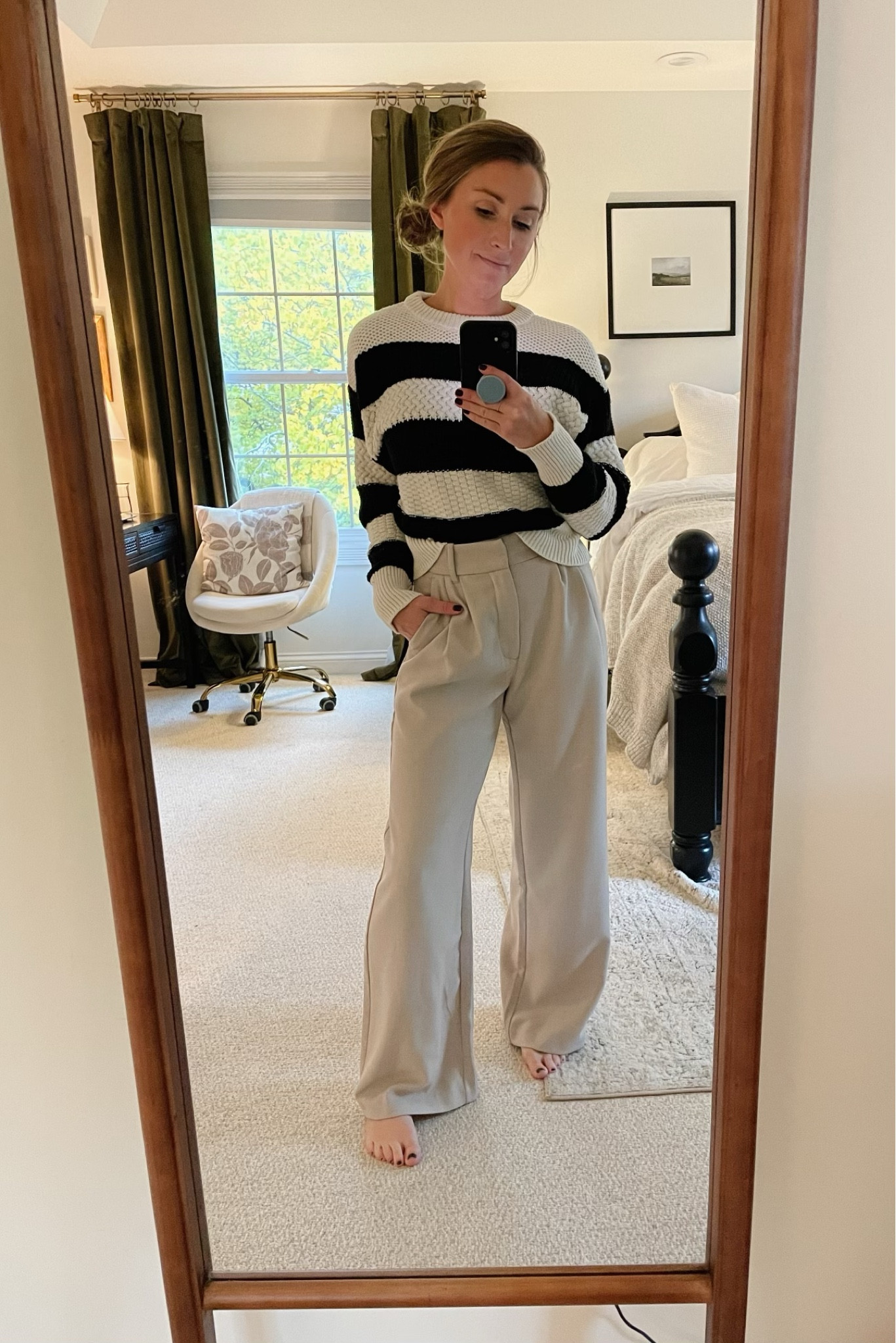 Fall outfits. Fall sweater. Wide leg trouser. 

#LTKfit #LTKSeasonal #LTKstyletip