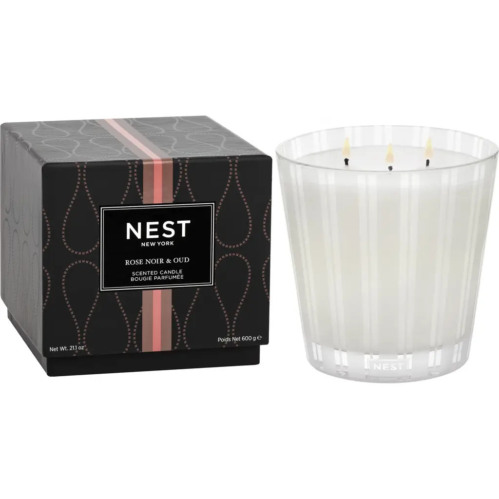 NEST New York Rose Noir & Oud Scented Candle at Nordstrom, Size 8.1 Oz | Nordstrom