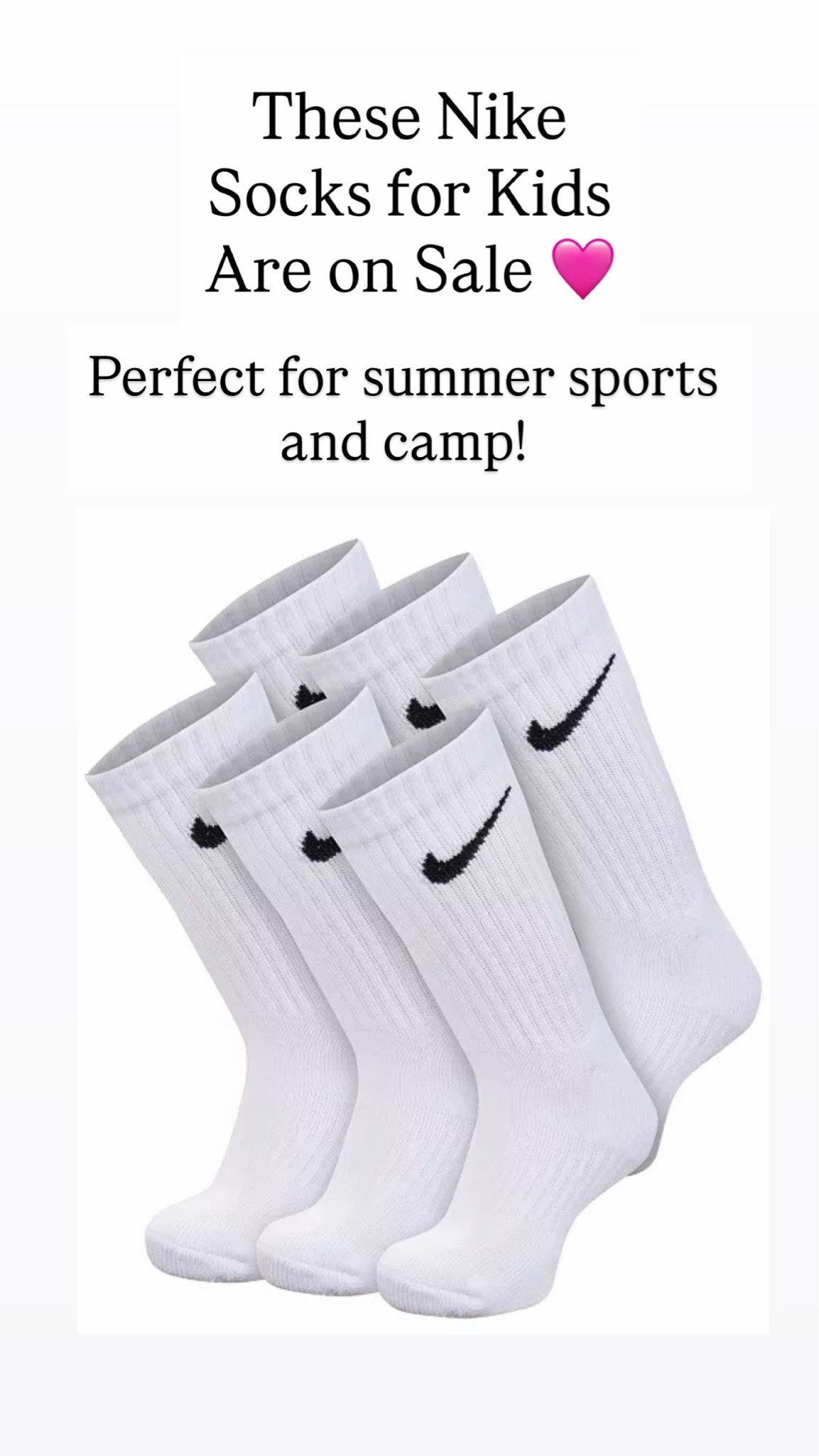 Love these Nike socks for girls

#LTKKids #LTKSaleAlert