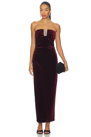 4th & Reckless Vera Dress in Burgundy from Revolve.com | Revolve Clothing (Global)