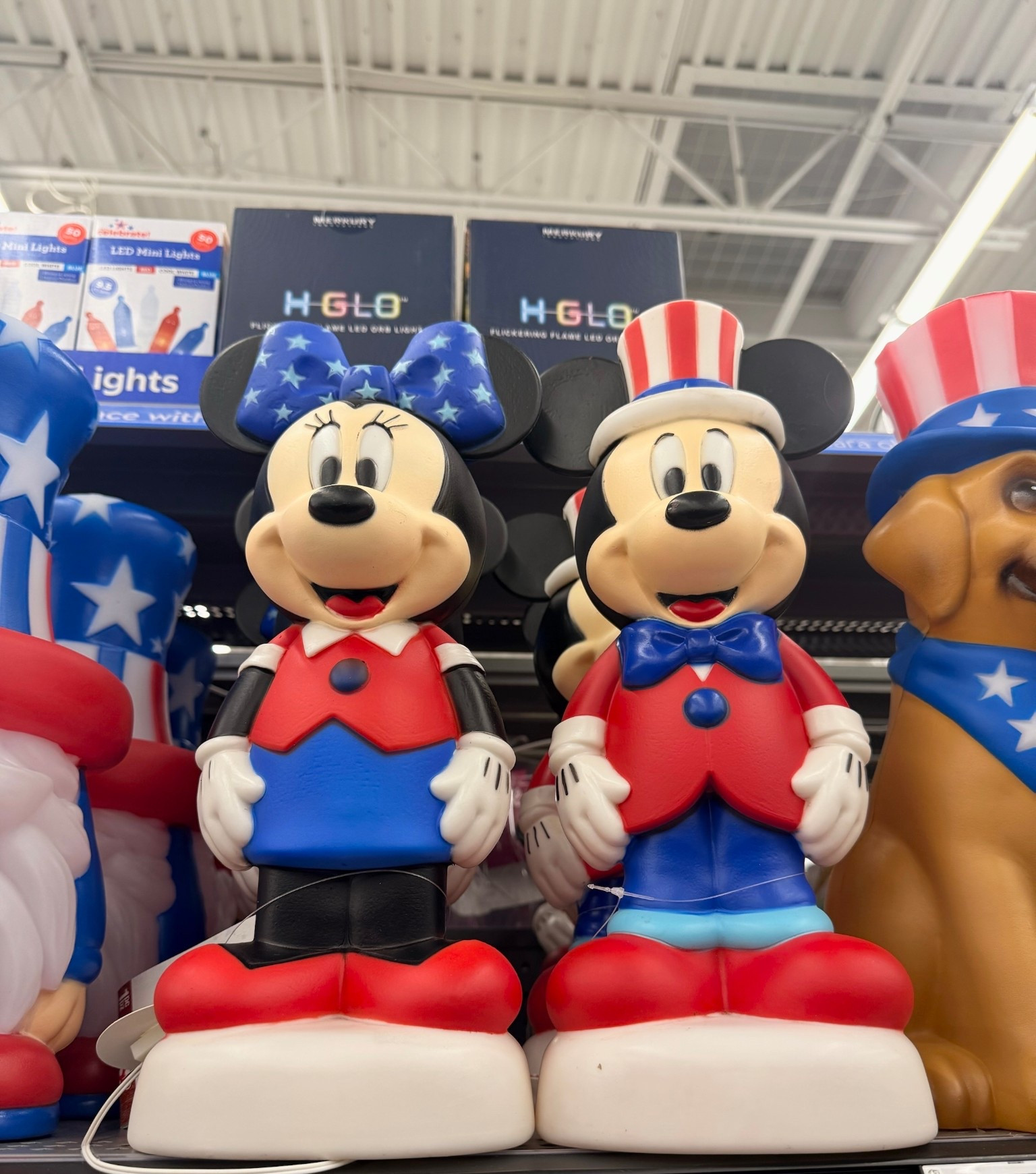 Patriotic Mickey and Minnie Blow Molds ❤️🤍💙

#LTKKids #LTKSeasonal #LTKHome