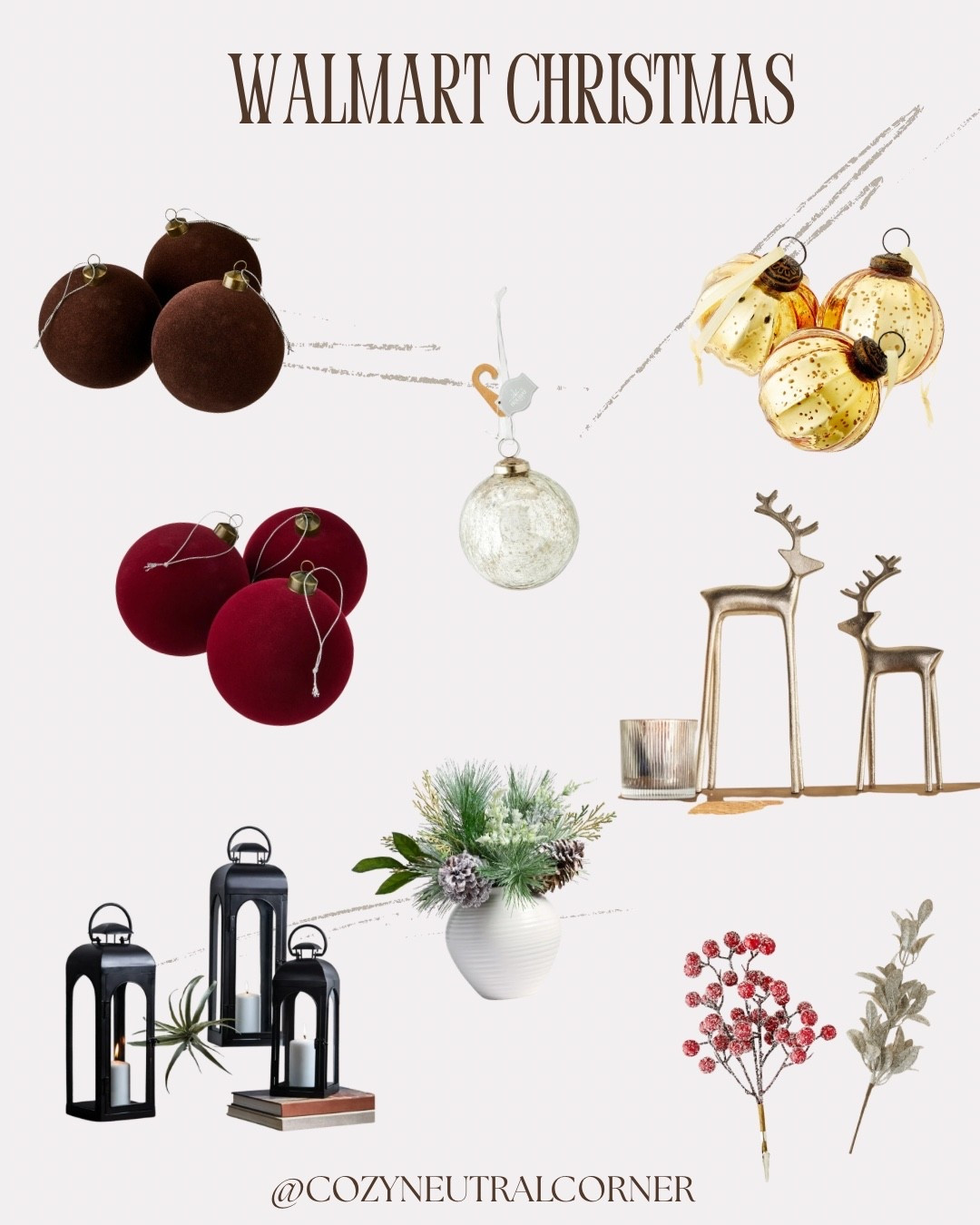 Don’t sleep on Walmart Christmas decor! Designer pieces for less! Such nice quality for a fraction of the price of high end retailers  

#LTKSeasonal #LTKHoliday #LTKHome