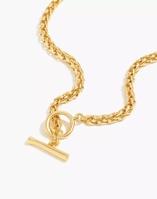 Wheatberry Chain Toggle Necklace | Madewell