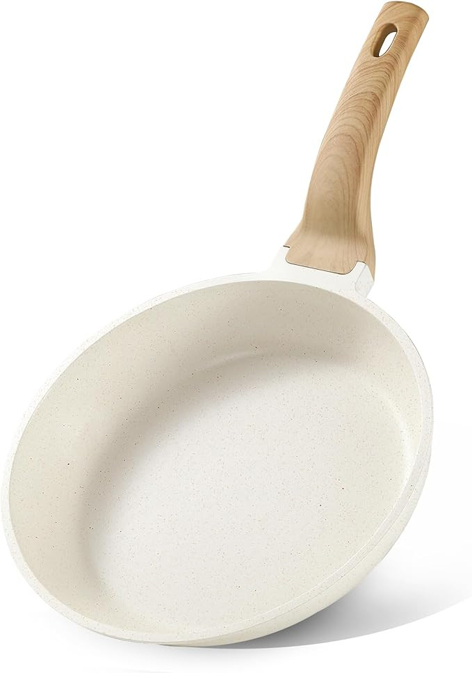 CAROTE Non Stick Frying Pan Skillet, Omelet Pan, Healthy Non Toxic Granite Chef Pan, Induction Co... | Amazon (US)
