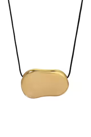 Julia Necklace in Gold & Black | Revolve Clothing (Global)