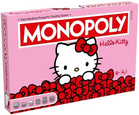 Winning Moves Hello Kitty Monopoly Board Game, Ideal for 2-6 Players and A Great Gift for Fans Ag... | Amazon (US)