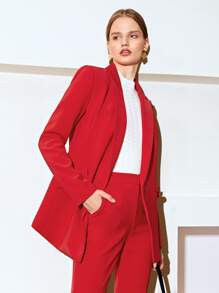 MOTF PREMIUM SINGLE BUTTON TAILORED BLAZER SKU: sw2208182501912018(23 Reviews)$59.99$56.99Join fo... | SHEIN