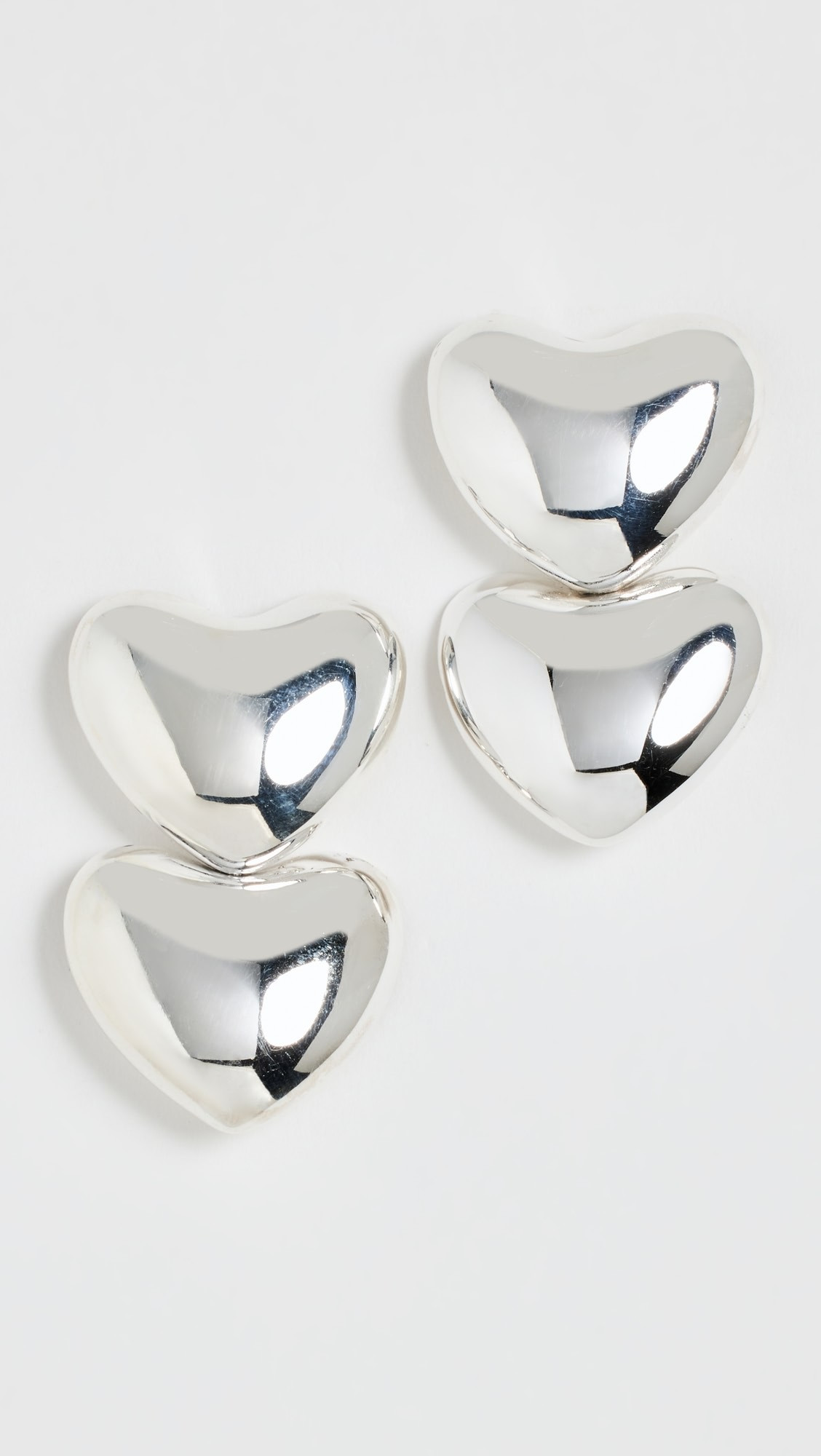 Dual Voluptuous Heart Earrings | Shopbop