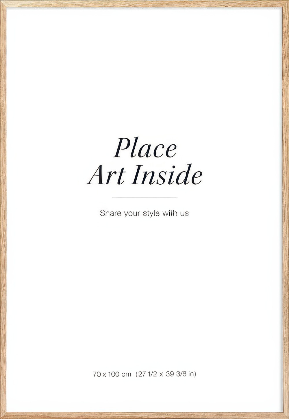 Oak picture frame, 28" x 39" in | Desenio