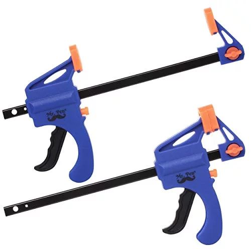 Mr. Pen- Clamps, Grip Clamp 4 Inch, 2 Pack, Light Duty, Clamps for Woodworking, Wood Clamps, Wood... | Walmart (US)