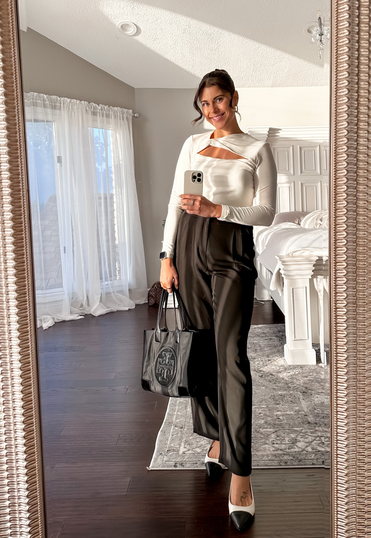 Friday office outfit 🖤

Top is from H&M
Pants are from J.ing

H&M, blouse, trousers, work pants, workwear, blazer, dress, mango, dish, Steve Madden, flats, Nordstrom rack, bag, tote, jewelry, Anthropologie, target, revolve, express, JCPenney, pumps, Maeve, Jeffrey Campbell, teacher, office outfit, fall fashion, Marc fisher, Tory Burch, dress, swarvoski, pumps, David yurman, hoops, teacher outfit, back to school, college, professional, business looks, winter, spring outfit, workwear, fashion, style, Summer, new arrivals, spring, summer, style, fashion, outfit inspo, workwear, express, trousers, Prada, Dillards, blazer, ring, Marc jacobs, bag, tote, earrings, hoops, Gianni Bini, bodysuit, bag, sunglasses, skirt, pants, trousers, heels, pumps, earrings, Marc fisher, heels, pumps, office outfit, under 200, under 100, under 75, under 50, under 25, blazer, church, white blazer, white pumps, blue bag, brunch, jeans, denim, pants, trousers, heels, pumps, bag, purse, earrings, accessories, jewelry, trendy, style, best seller, blue blazer, white pants, flats, sandals, shoes, shoulder bag, tote bag, spring break, j.crew, mango, dress, knit dress, sweater dress, boots, sweater dress, old navy, target, Anthropologie, teacher, office, best seller, must have, sweet Caroline collection

#LTKunder50 #LTKunder100 

#LTKfindsunder50 #LTKworkwear #LTKSeasonal
