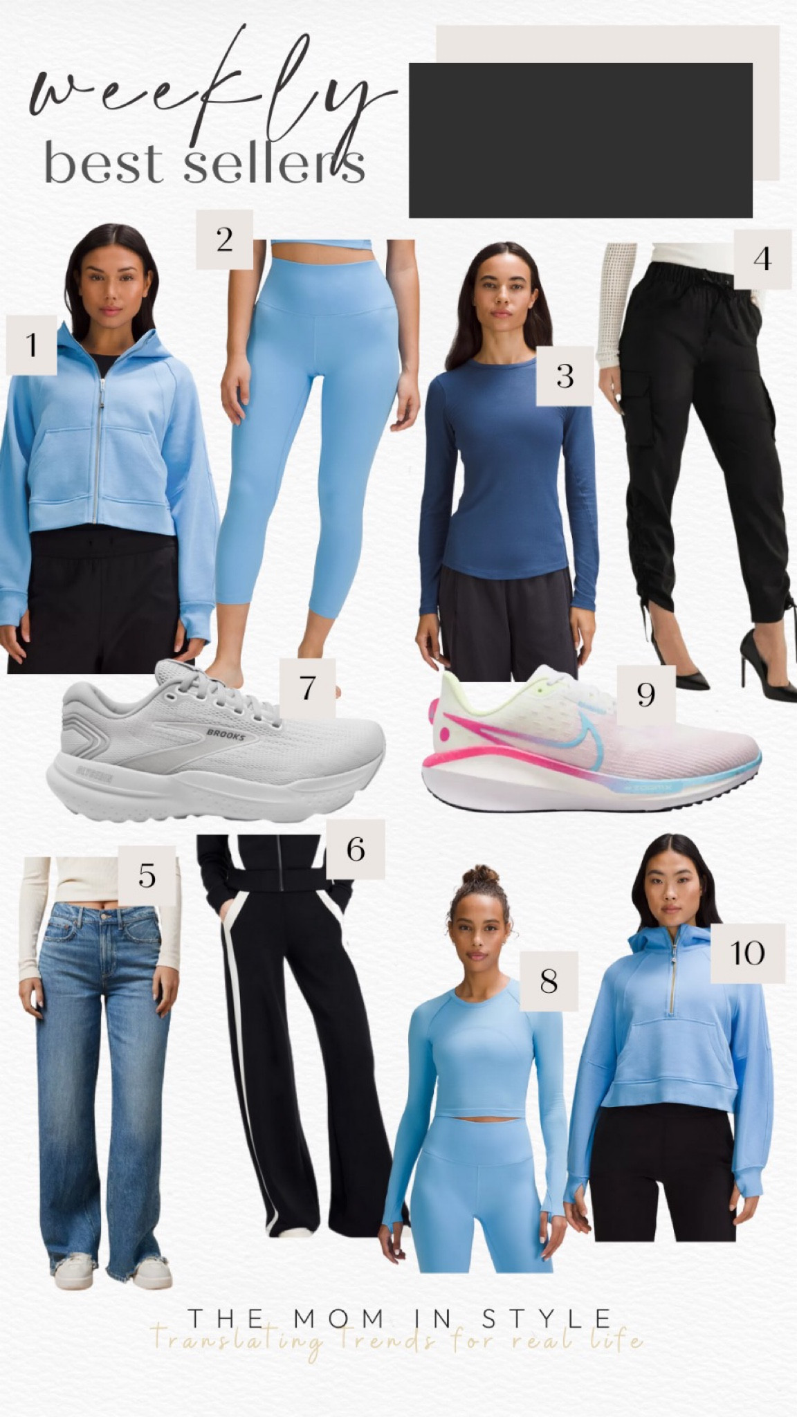 Weekly best sellers, lululemon, activewear, sneakers 

#LTKfindsunder50 #LTKfindsunder100