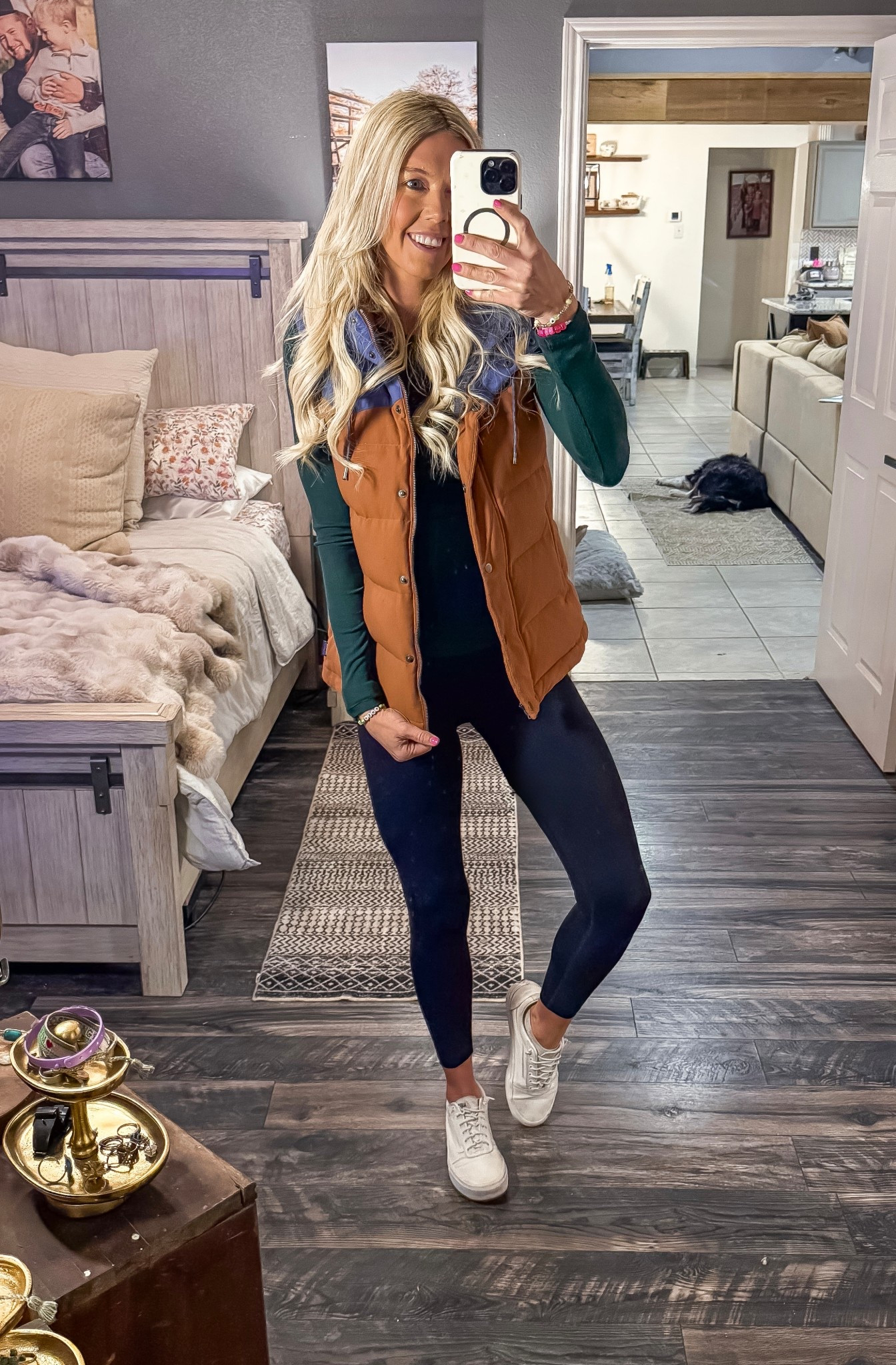 A cold weather outfit featuring my retro Patagonia Bivy Vest 

#LTKootd #LTKmomlife