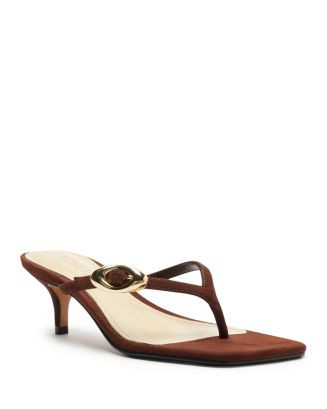 Women's Miriam Nubuck Leather Thong Sandals | Bloomingdale's (AU)