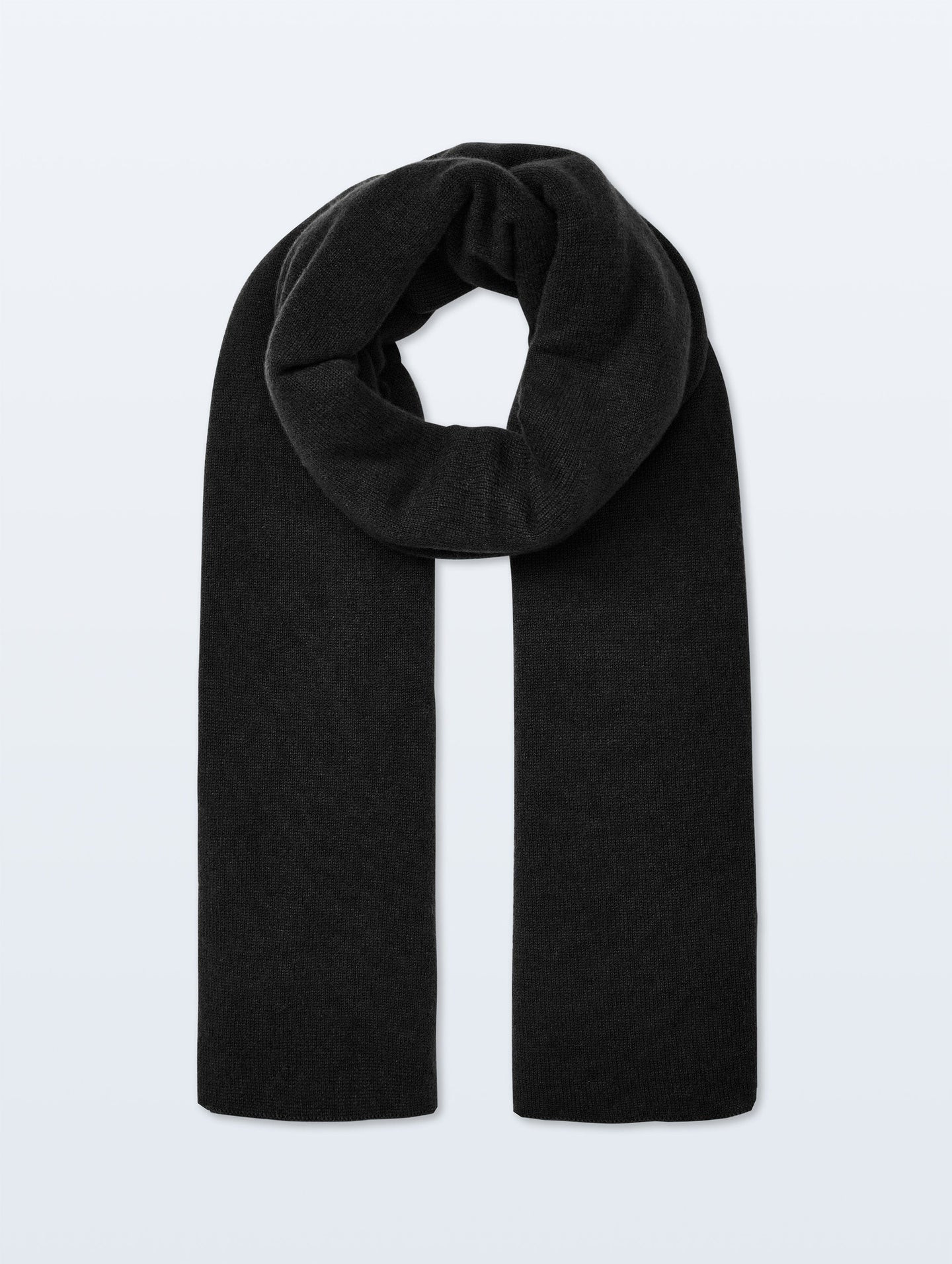 Cashmere Travel Wrap | Black | White and Warren