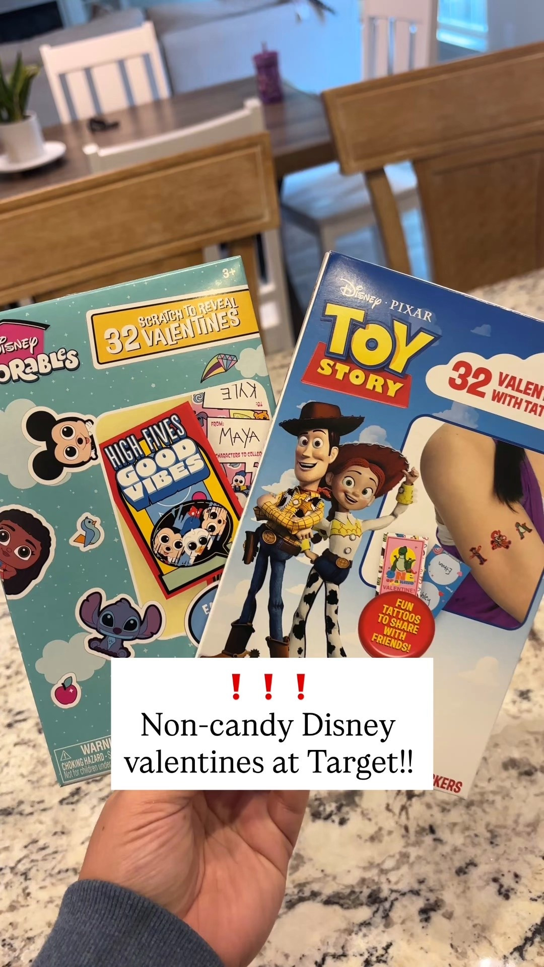 Non-candy valentines for your Disney loving kiddos! 

My kids' schools don't allow candy valentines so these were the perfect solution! I chose Toy Story and Disney Doorables for my kids but there are so many characters to choose from: Bluey, Super Kitties, Star Wars, Moana and more! 

Comment "valentine" for the link or head to my LTK linked in my profile to shop! 

#LTKKids #LTKValentine #LTKSeasonal