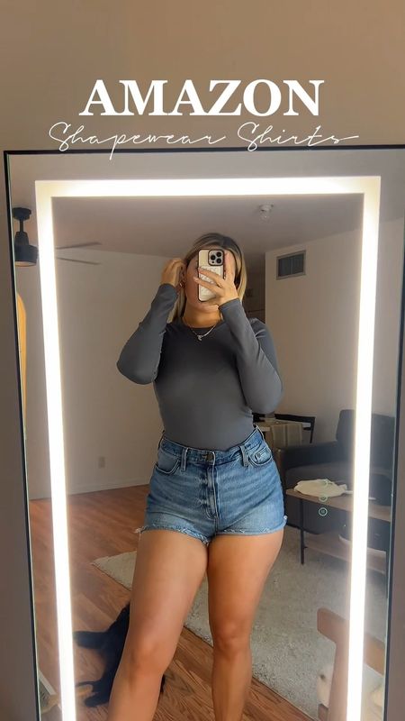These shapewear tops are so stretchy and flattering! I’m wearing size L✨ My entire closet is Amazon OQQ at this point 👀 This brand is a must try! ☁️ Click below to shop! Follow me for daily finds 🤍

Amazon, Amazon finds, amazon fashion, amazon must haves, amazon try on, Amazon clothes, amazon shapewear, shapewear, shapewear tops, skims dupes, skims inspired tops, shapewear shirts, shirt, long sleeve shirt, long sleeve top, bodysuit, shapewear bodysuit, amazon bodysuits, amazon haul, amazon video, amazon try on haul, Amazon fashion finds, OQQ, neutral outfit, neutral style, neutral tops, neutral wardrobe, capsule wardrobe, minimalist, minimalist wardrobe, fall outfit, minimalist outfit, winter outfit, basic outfit, amazon basics, jeans, boots, family photos, casual outfit, casual fall outfits, casual winter outfits, trendy outfits, tiktok fashion, tiktok outfit, fall trends outfit, running errands outfit, concert outfit, travel outfit, vacation outfit, gifts for her, Christmas, Christmas gifts, gift ideas for her 

#LTKHolidaySale #LTKGiftGuide #LTKSeasonal #LTKHoliday #LTKVideo #LTKover40 #LTKU #LTKstyletip #LTKmidsize #LTKfitness #LTKfindsunder50 #LTKworkwear #LTKtravel