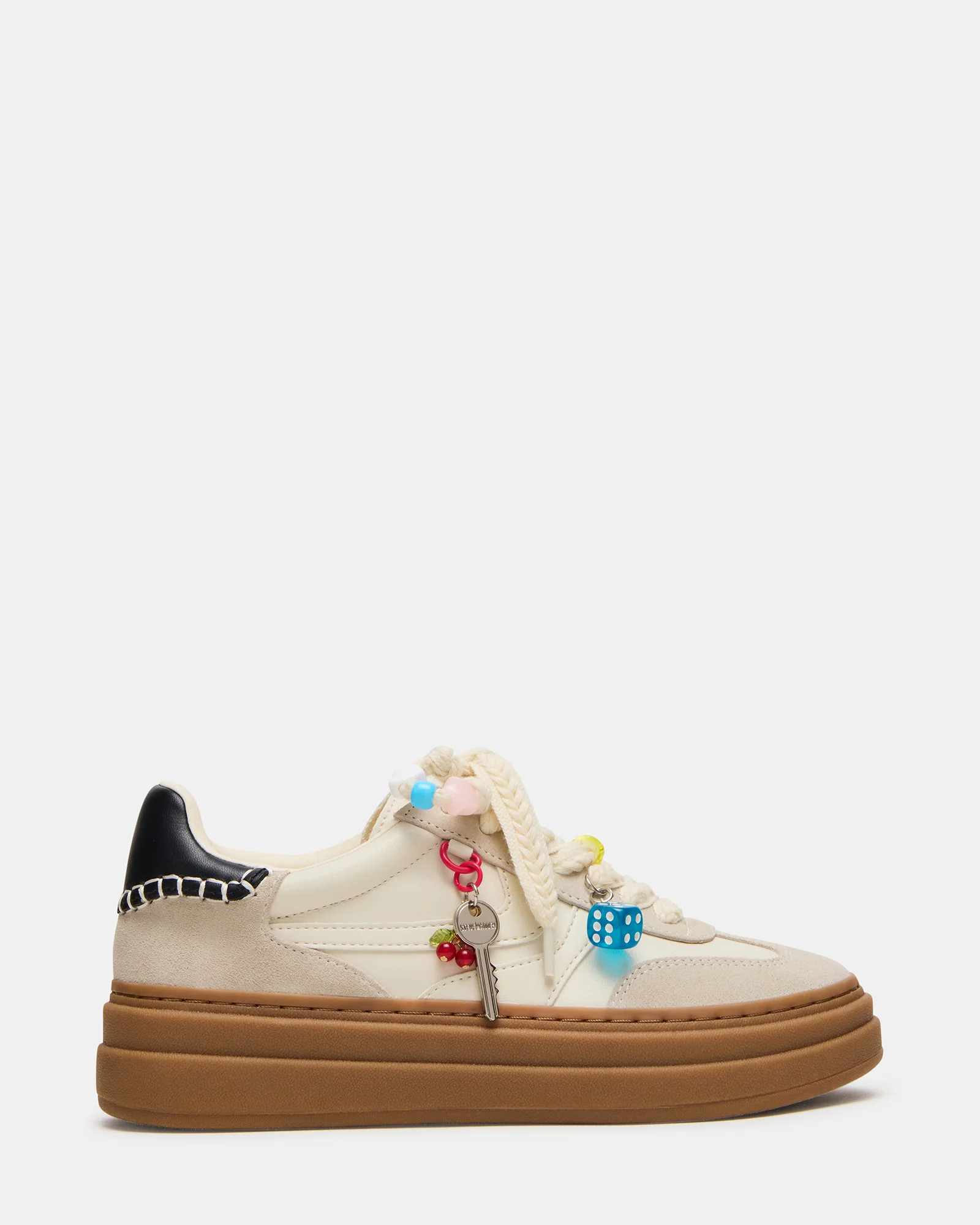 DODGE CHARM Bone Multi Low-Top Platform Women's Sneaker | Steve Madden (US)