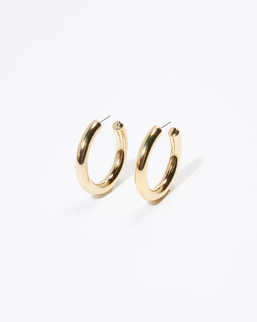 Daily Classic Small Hoop Earrings - Gold | VICI