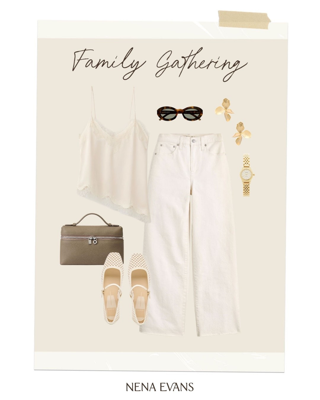 What to Wear: Family Gathering 🤍 

Spring outfit, spring style, spring fashion, white jeans, denim, casual outfit, weekend outfit

#LTKSeasonal #LTKootd