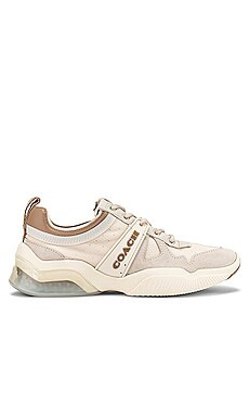 Coach 1941 Citysole Runner Sneaker in Chalk & Taupe from Revolve.com | Revolve Clothing (Global)