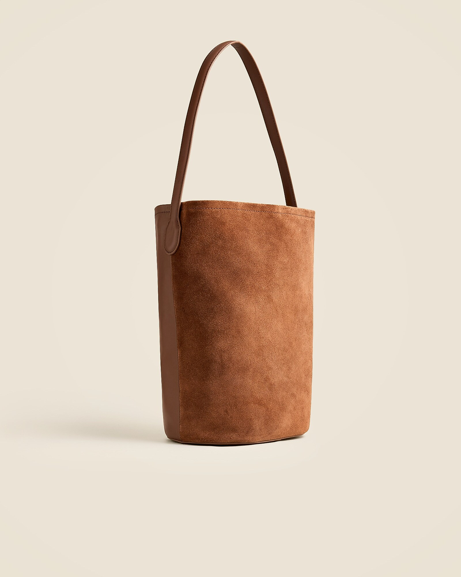 Berkeley bucket bag in leather and suede | J. Crew US